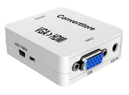Convertitore da VGA a HDMI - Ingresso video VGA + audio