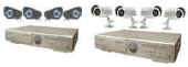 Kit videosorveglianza 4 telecamere + videoregistratore digitale + hard disk