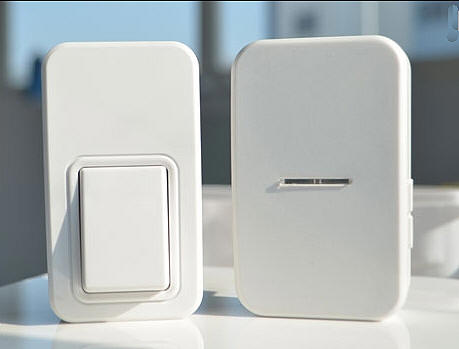 Campanello wireless con pulsante senza batteria