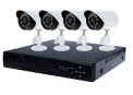 Kit videosorveglianza completo 4 telecamere full hd infrarossi da esterno + registratore + hard disk