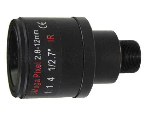 Lente varifocale 2.8-12 mm per microtelecamera