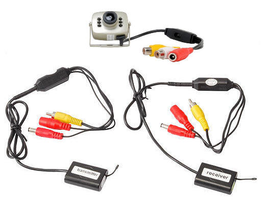Microtelecamera senza fili wifi + trasmettitore separato + ricevitore