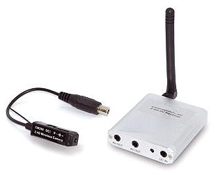 Microtelecamera wireless senza fili 8 canali + radioricevitore