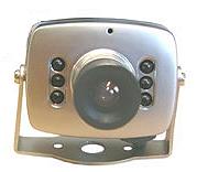 Microtelecamera spia infrarossi a colori + audio
