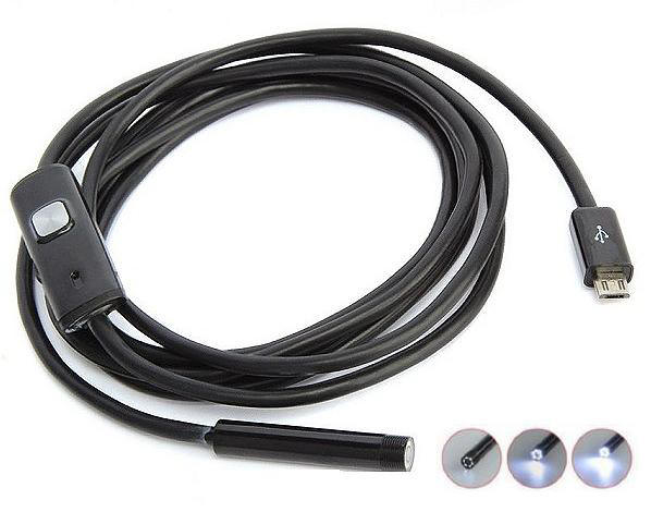 Telecamera endoscopica USB-C per ispezioni video compatibile PC e Android