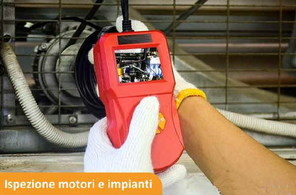 Telecamera endoscopica per videoispezione di motori, intercapedini