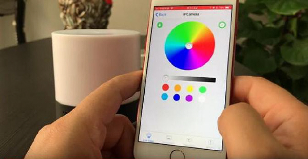 Telecamera nascosta in lampada: app per led multicolore