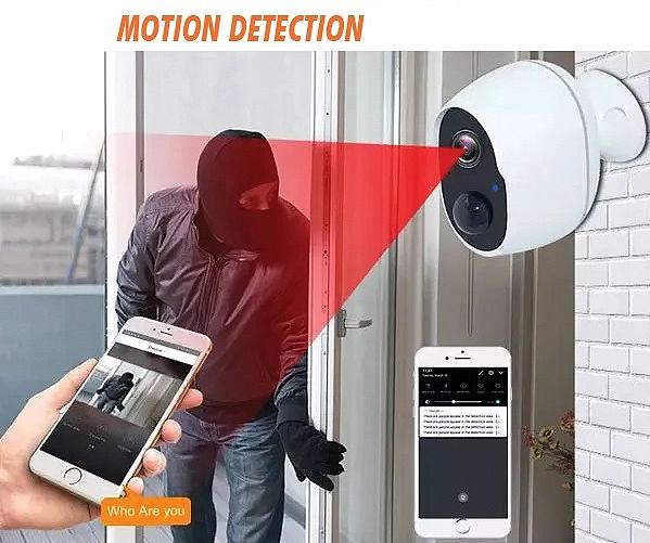 Videocamera WIFI infrarossi con registratore SD motion detection e cloud - Attacco magnetico