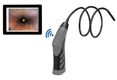 Telecamera wifi per ispezioni video: visione su smartphone e tablet
