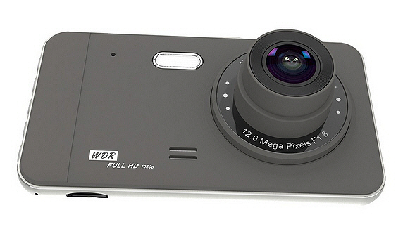 Doppia telecamera per auto con registratore - Memoria micro SD