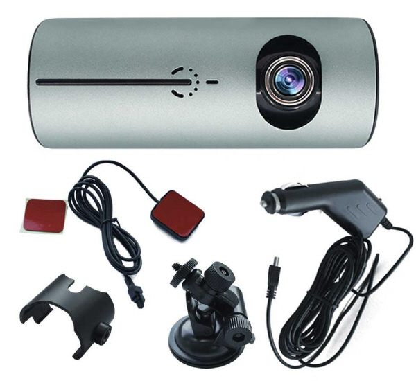 Kit completo doppia telecamera per auto e camper + DVR SD e GPS